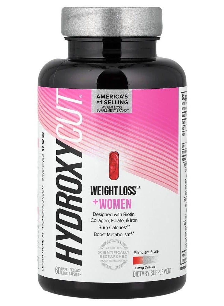 Hydroxycut Pro Clinical Max 60 Capsules – Metabolism & Energy Support Supplement for Active Women - Image 1